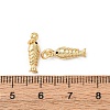 Brass Micro Pave Cubic Zirconia Pendants KK-D019-01A-G-3