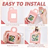 Square Kraft Paper Festival Gift Storage Boxes with Thank You Sticker and Polyester Ribbon CON-PH0003-06-3