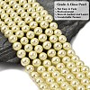 Eco-Friendly Dyed Glass Pearl Round Beads Strands HY-A002-10mm-RB012-4