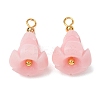 Dyed Synthetic Coral Pendants GG-CBAC295-02G-04-1