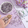 500G Natural Amethyst Chip Beads G-SP0001-10-3