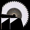 Polyester Flag with Bamboo Handle AJEW-WH0314-926-8