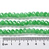 Baking Paint Imitation Jade Glass Bead Strands X-DGLA-A034-J6MM-A10-5