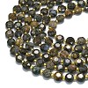 Natural Glaucophane Beads Strands G-C116-A29-02-3