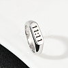 304 Stainless Steel Plain Band Finger Rings RJEW-P152-01P-1