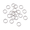 Non-Tarnish 304 Stainless Steel Open Jump Rings X-STAS-C040-01C-P-1
