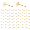 200Pcs 304 Stainless Steel Stud Earrings Findings STAS-ME0001-48-1