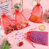 100Pcs Organza Bags Jewellery Storage Pouches Wedding Favour Party Mesh Drawstring Gift OP-SP0001-01A-4