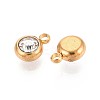 Ion Plating(IP) 201 Stainless Steel Charms LS-STAS-N109-222A-G-2