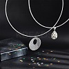 Tarnish Resistant Casual Style 304 Stainless Steel Snake Chain Choker Necklaces STAS-O037-05-5