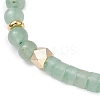 Natural Green Aventurine Braided Bead Bracelets BJEW-JB11241-03-3