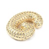 Rack Plating Brass Micro Pave Cubic Zirconia Pendants KK-Q790-01G-G-2