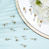 50Pcs Ion Plating(IP) 304 Stainless Steel Stud Earring Findings STAS-BBC0004-52-4