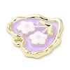 Alloy Enamel Pendants PALLOY-P294-04G-04-3