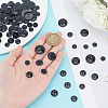 120Pcs 6 Styles 2-Hole Resin Buttons FIND-DR0001-45B-3