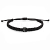 Cube with Letter Pattern Resin Beads Braided Bead Bracelets FS-WGC1D79-03-1