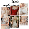 80Pcs 4 Style Resin Boning Caps for Wedding Dress AJEW-PH0004-26-7