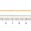 Brass Cable Chain Necklaces NJEW-D302-82G-5