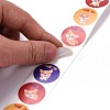 Flat Round Paper Thank You Stickers LS-DIY-C042-12F-5