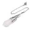 Natural Quartz Crystal Pointed Dowsing Pendulum Big Pendants G-H285-06P-A25-1