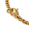 Brass Clear Cubic Zirconia Curb Chain Constellation Pendant Medal Necklaces for Women LS-NJEW-U010-01G-02-3