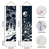 Moon & Sun Pattern Polyester Decorative Wall Tapestrys AJEW-WH0399-020-3