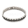 Ion Plating(IP) 304 Stainless Steel Thick Link Chain Bracelet BJEW-G649-10B-A-1