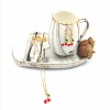 Fruits Alloy Enamel Pendant & Dangle Earrings Sets WGD4C05-01-1