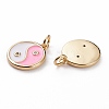Brass Micro Pave Clear Cubic Zirconia Pendants LS-KK-C100-16G-01-2