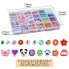 DIY Polymer Clay & Glass Seed & Acrylic Beads Making Finding Kits DIY-FS0006-38-4