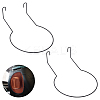 Carbon Steel Cowboy Hat Holder Rack for Truck Seat Car Accessories  AJEW-WH0696-095-1