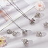 10Pcs 5 Styles Rack Plating Brass Cage Pendants KK-FI0001-10-4