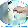DIY Blank Loudspeaker Charm Keychain Making Kit DIY-WH0386-75-4