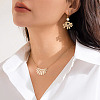 12Pcs 6 Styles Rack Plating Brass Pendants KK-TA0001-56-8