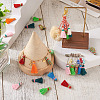110Pcs 11 Colors Polyester Tassel Pendants FIND-TA0002-44-7