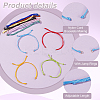 36Pcs 12 Colors Nylon Cord Bracelets Making AJEW-UN00028-5