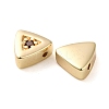 Real 18K Gold Plated Brass Micro Pave Cubic Zirconia Bead KK-H455-08G-02-2