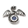 Natural & Synthetic Mixed Gemstone Big Pendants G-B033-07-4