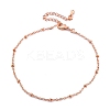 Brass Satellite Chains  Bracelets for Women BJEW-G735-19RG-4