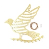 Bird Iron Wall Mounted Jewelry Display Rack ODIS-Q042-06G-3