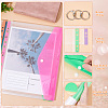 18Pcs 6 Colors PP Plastic A4 Binder Envelope Pockets AJEW-CP0005-10-3
