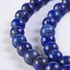 Natural Lapis Lazuli Beads Strands G-K254-01-6mm-5