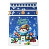 Christmas Snowman Plastic Packing Pouches Drawstring Bags ABAG-Q053-03A-2