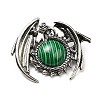Synthetic Malachite Pendants G-B033-05AS-17-2