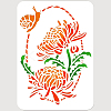 PET Hollow Out Drawing Painting Stencils DIY-WH0421-0055-1