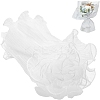1Pc Organza Gauze Pleated Lace Trim OCOR-BC0006-99C-1