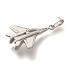 Anti-Tarnish 304 Stainless Steel Pendants STAS-U035-35P-02-2