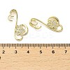 Brass Micro Pave Cubic Zirconia Pendants KK-K355-50G-3