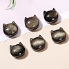 Natural Golden Sheen Obsidian Beads PW-WG16745-01-1