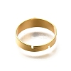 316 Surgical Stainless Steel Adjustable Ring Components STAS-F311-19G-3